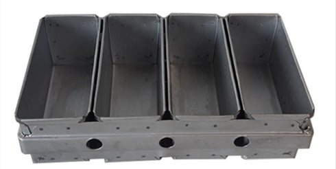GATTO Four Pan Bread Tray Alusteel (Standard)